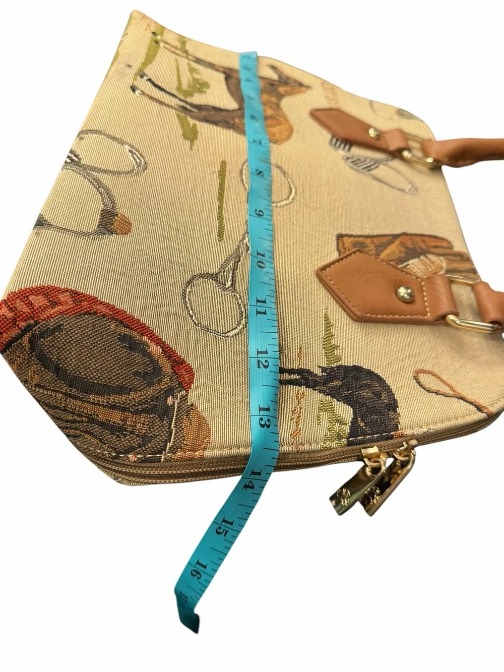 Signare Tapestry Equestrian Top Handle Bag Horses Satchel Crossbody Western